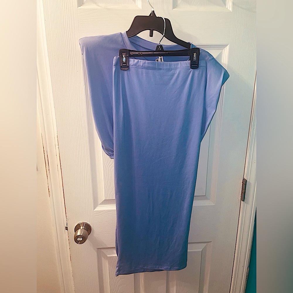 Crop top and matching skirt by Blue Codine. Medium. Never worn